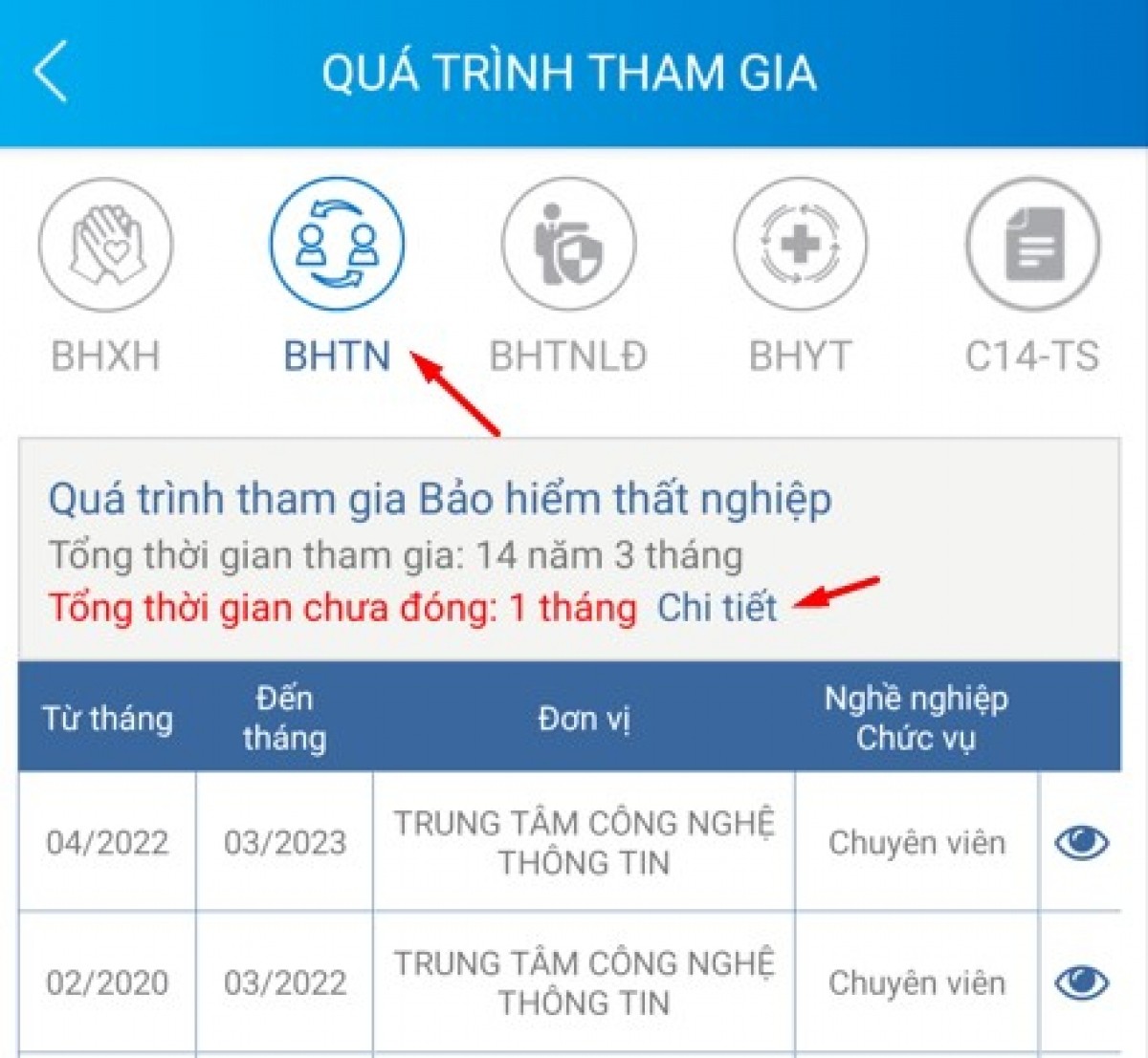 VssID bổ sung tính năng hiển thị thời gian chưa đóng BHXH, BHTN