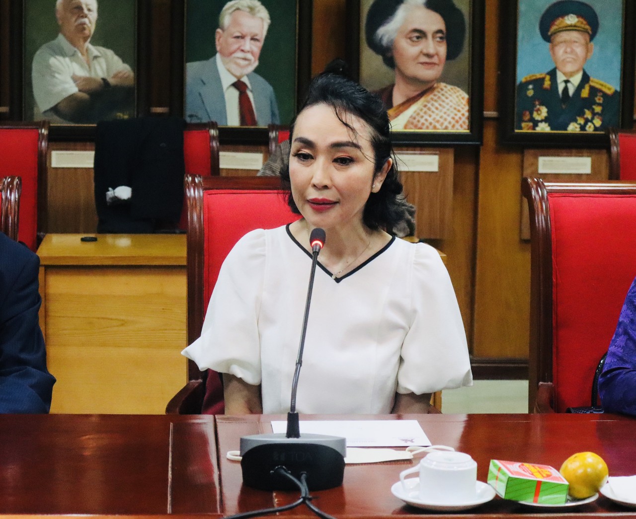 Bà Miwa, (Ảnh: Ngọc Lê).