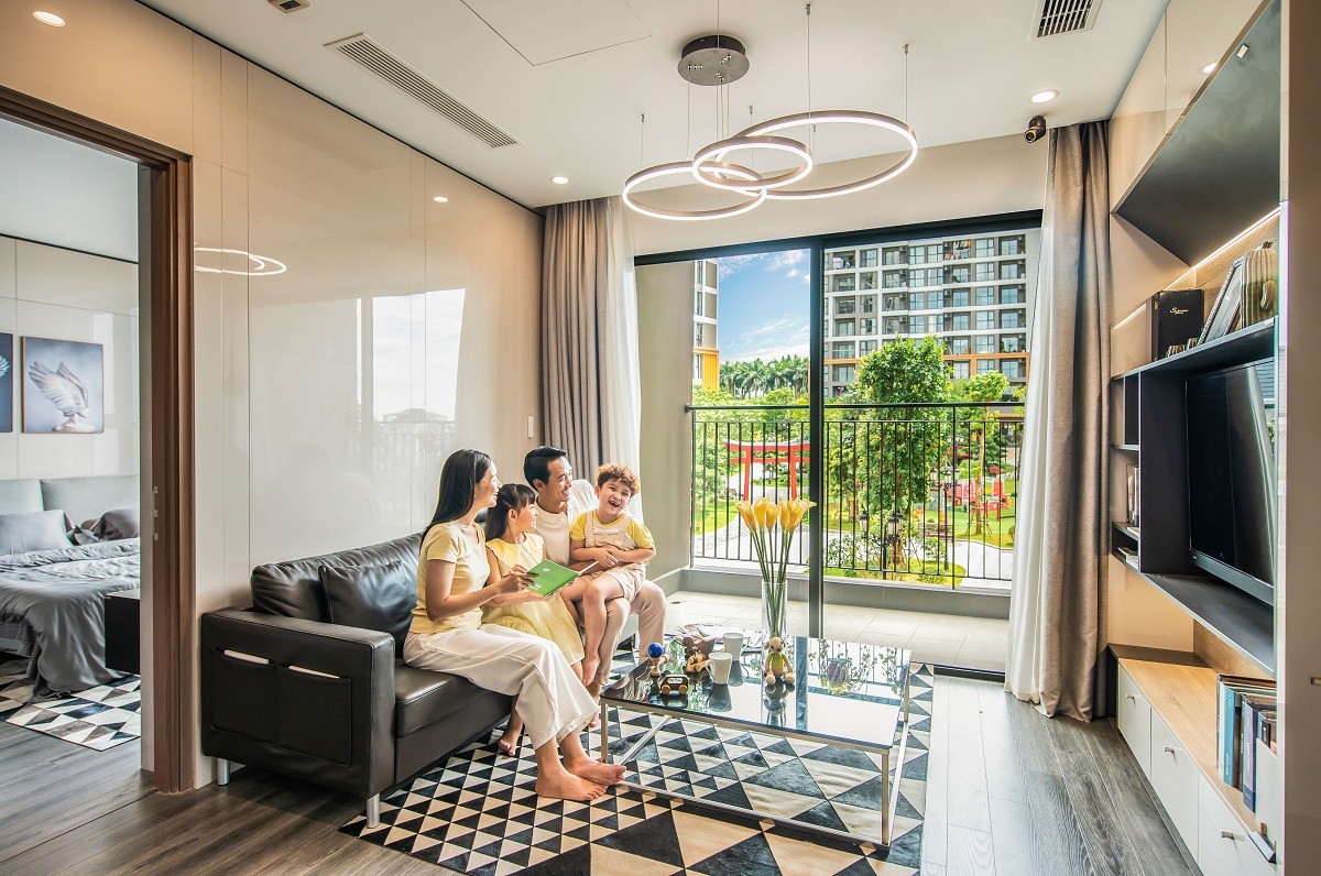 Mỗi góc nhà The Zenpark đều được tính toán và bày trí hợp lý để đảm bảo đủ công năng nhưng vẫn thoải mái khi sinh hoạt chung.