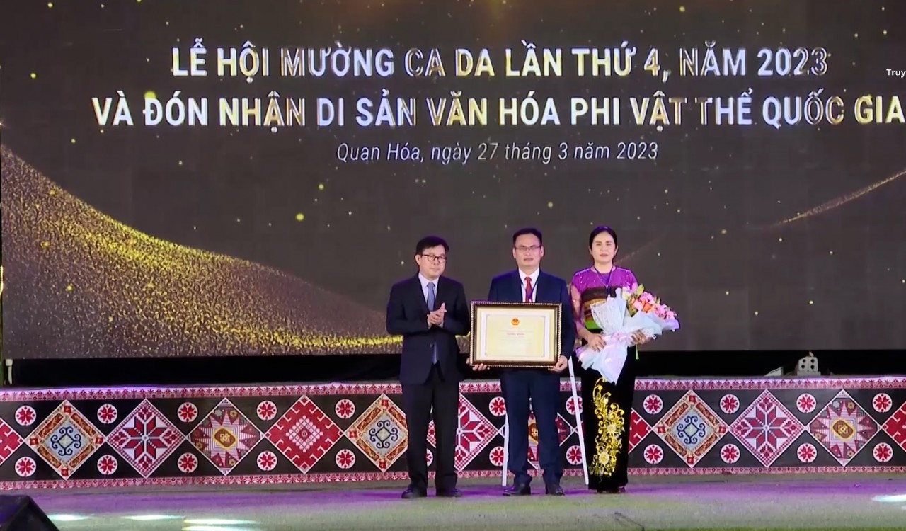 Lễ hội Mường Ca Da, Thanh Hóa là di sản văn hóa phi vật thể quốc gia