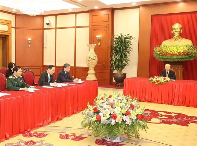 Tổng Bí thư Nguyễn Phú Trọng điện đàm cấp cao với Tổng thống Hoa Kỳ Joe Biden