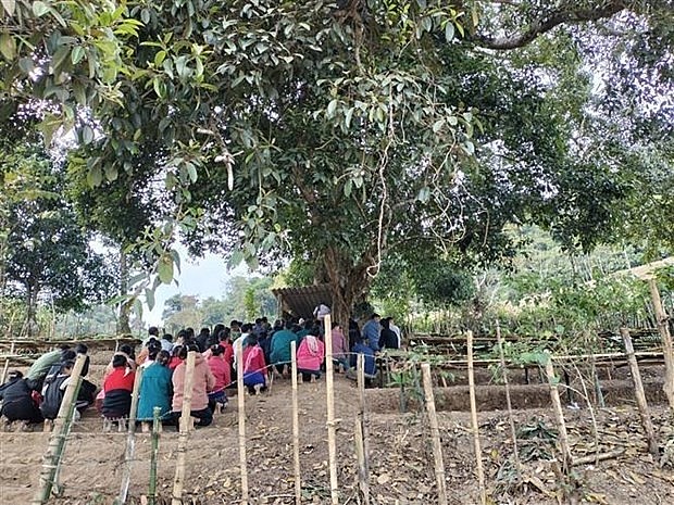Độc đáo Lễ cúng bản của cộng đồng dân tộc Lào ở Điện Biên | Lễ hội | Vietnam+ (VietnamPlus)