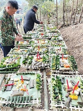 Độc đáo Lễ cúng bản của cộng đồng dân tộc Lào ở Điện Biên | Lễ hội | Vietnam+ (VietnamPlus)