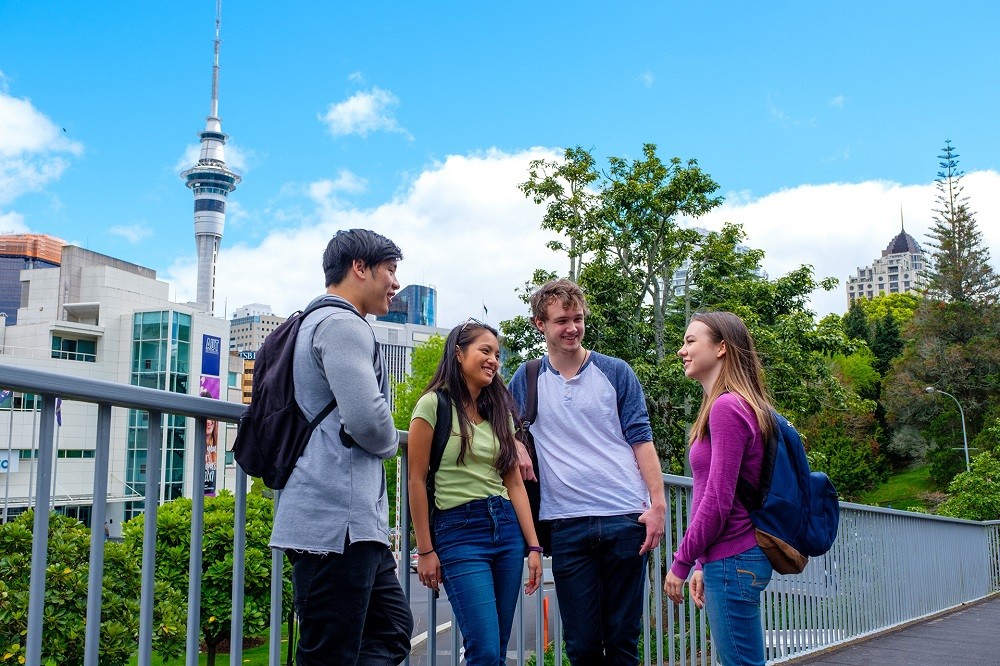 Sinh viên NCUK tại Auckland University of Technology New Zealand.