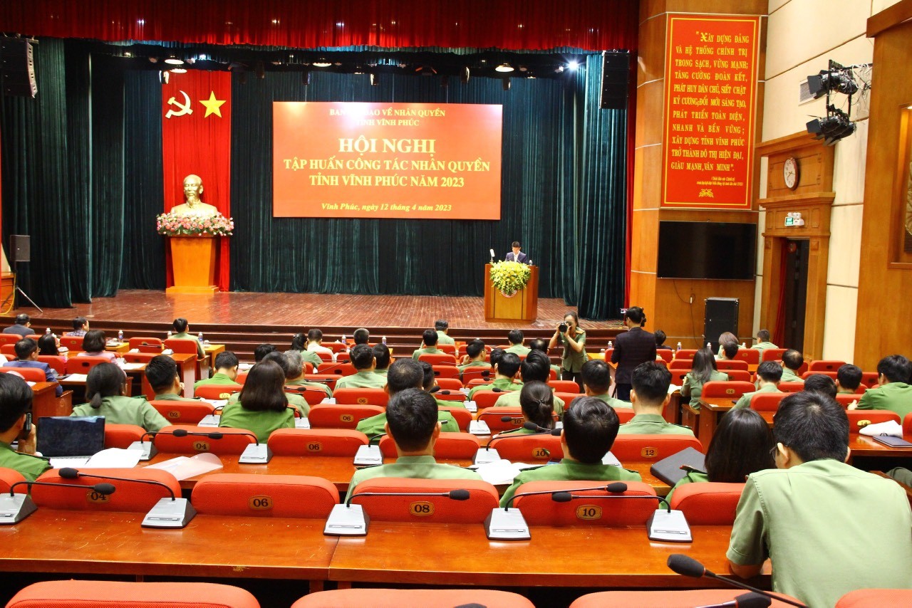 Hội nghị tập huấn công tác bảo đảm và đấu tranh về nhân quyền