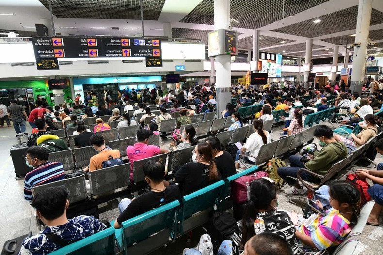Tưng bừng không khí Tết Songkran tại Thái Lan Tưng bừng không khí Tết Songkran tại Thái Lan