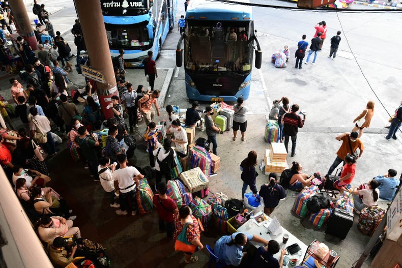 Tưng bừng không khí Tết Songkran tại Thái Lan Tưng bừng không khí Tết Songkran tại Thái Lan