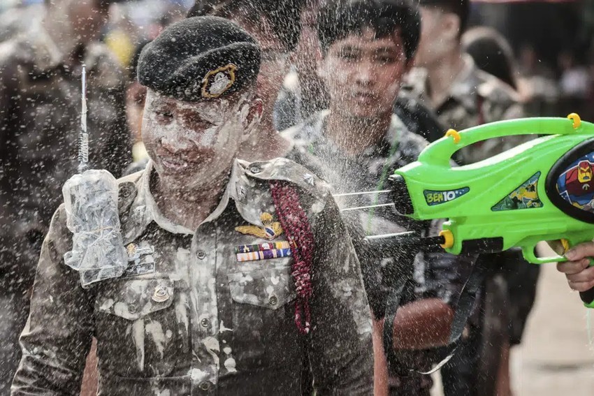 Tưng bừng không khí Tết Songkran tại Thái Lan Tưng bừng không khí Tết Songkran tại Thái Lan