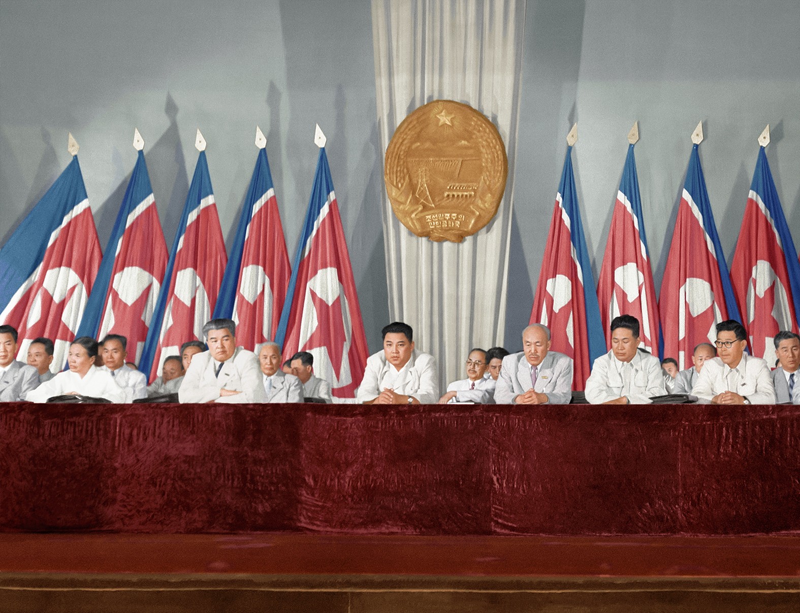 Chủ tịch Kim Nhật Thành chỉ đạo hội nghị thứ 3 Hội nghị Nhân dân Tối cao khóa 2 6/1958 Chủ tịch Kim Nhật Thành chỉ đạo hội nghị thứ 3 Hội nghị Nhân dân Tối cao khóa 2 6/1958