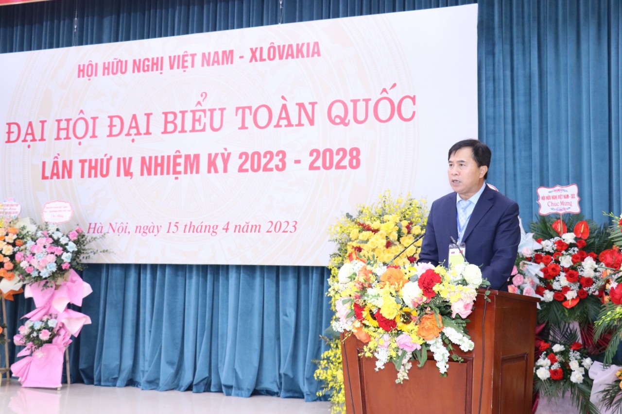 Ông Lê Quang Hùng được bầu làm Chủ tịch Hội hữu nghị Việt Nam - Slovakia nhiệm kỳ 2023-2028