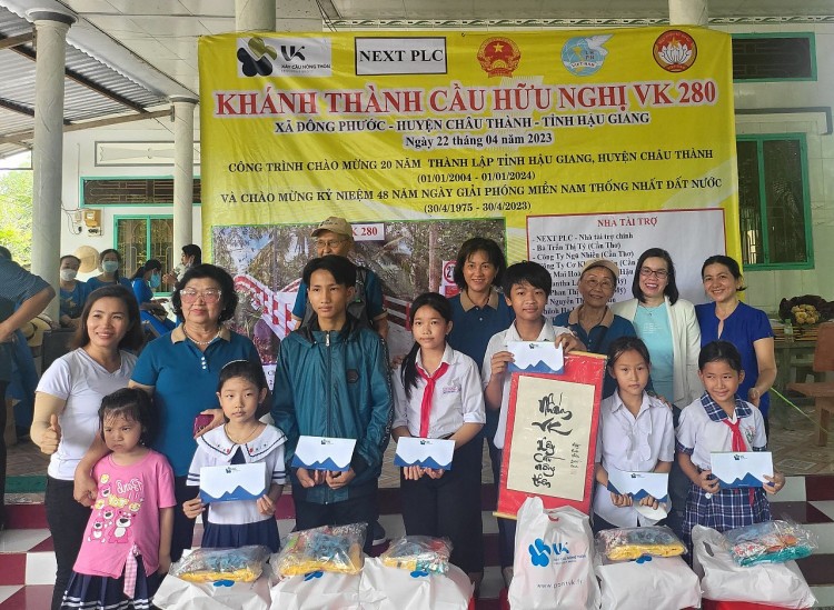 Thêm một cây cầu Việt kiều khánh thành tại tỉnh Hậu Giang