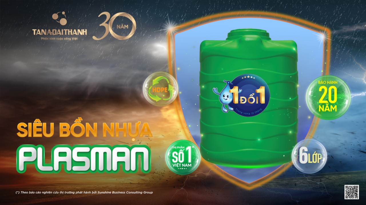 Siêu bồn nhựa Plasman và những ưu điểm nổi trội.