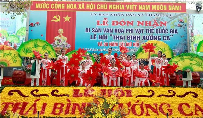 Lễ hội Thái bình xướng ca - Di sản văn hóa phi vật thể quốc gia
