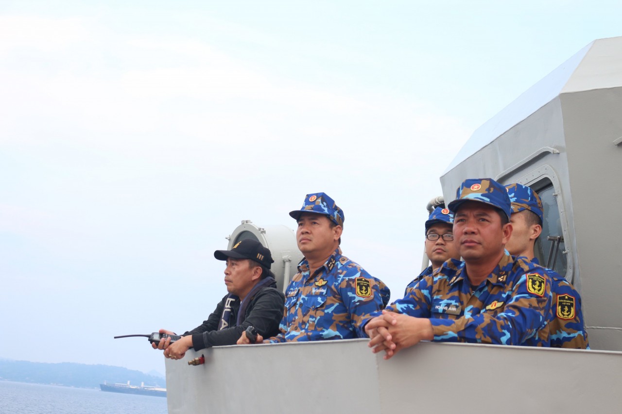 Tàu 015-Trần Hưng Đạo tham gia Lễ duyệt binh tàu Hải quân các nước ASEAN