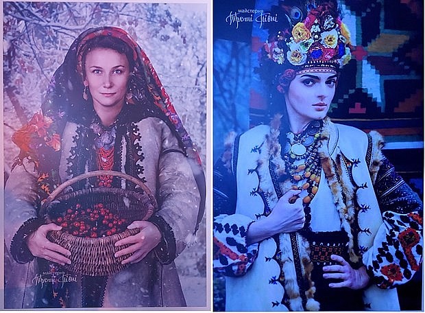 Áo dài Việt "đối thoại" với trang phục thêu Vyshivanki của Ukraine  | Thời trang | Vietnam+ (VietnamPlus)