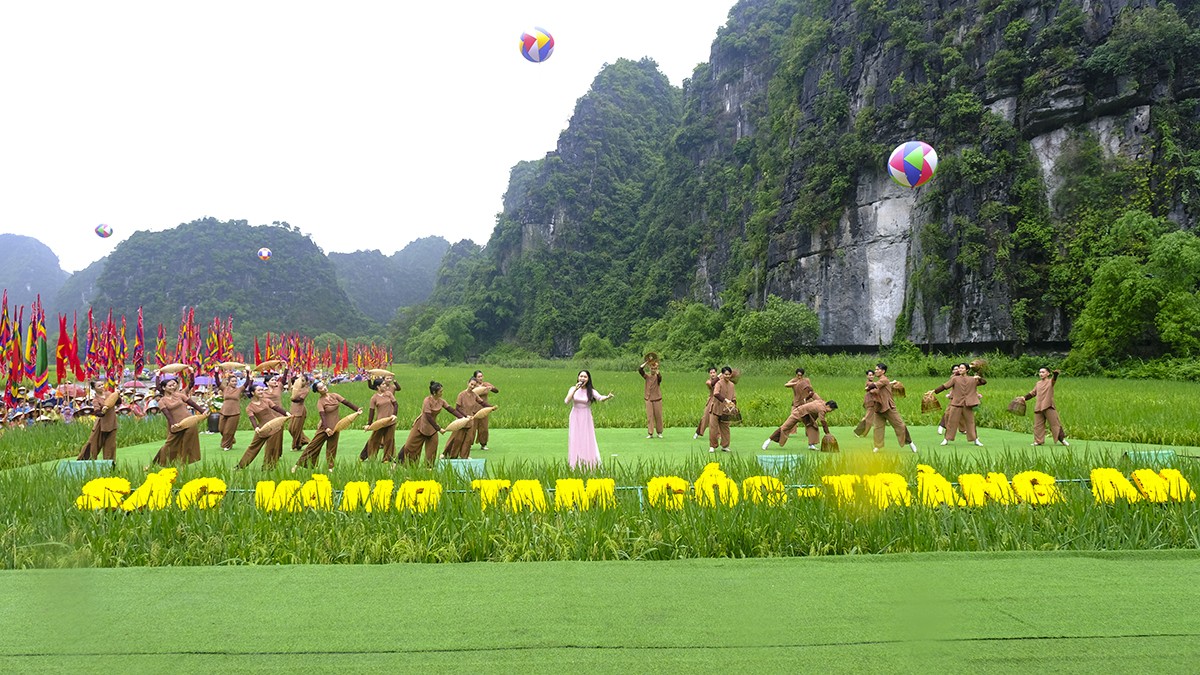 Sắc màu Tam Cốc - Tràng An. (Ảnh: TITC