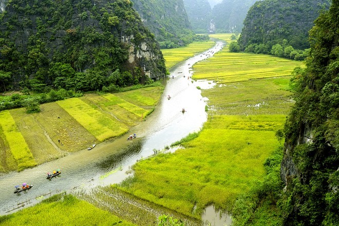 Vẻ đẹp Tam Cốc, Ninh Bình. (Ảnh: TITC)