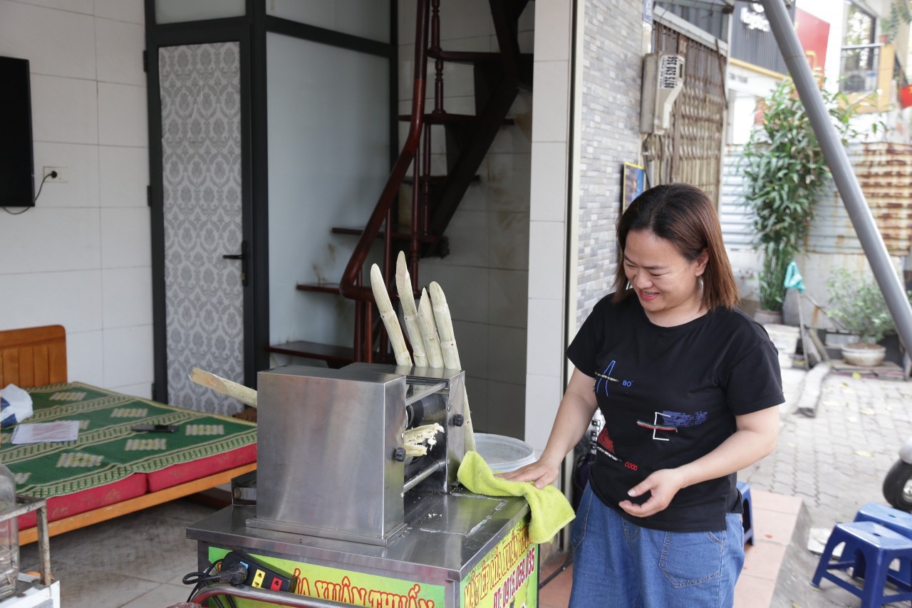 chị Nguyễn Thị Tin (phường Thanh Lương, quận Hai Bà Trưng, TP.Hà Nội)