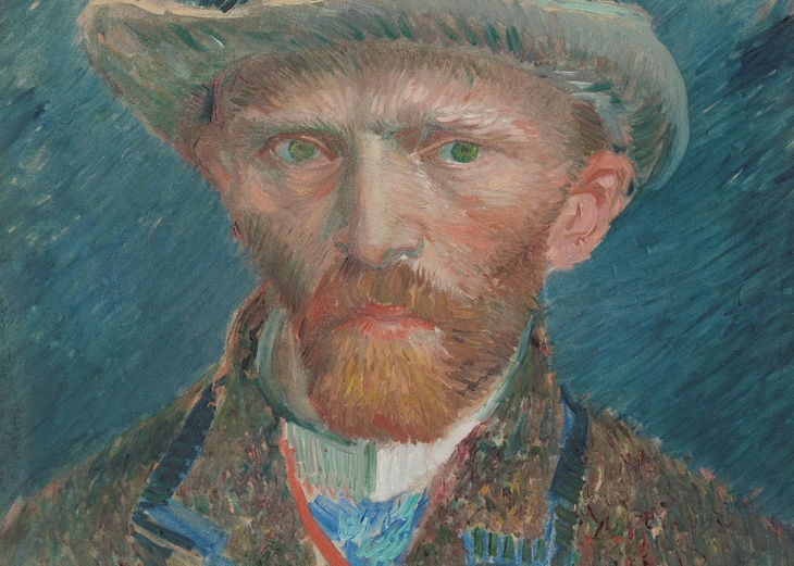Bức tự họa của Vincent van Gogh năm 1887 là một trong những tác phẩm được trưng bày