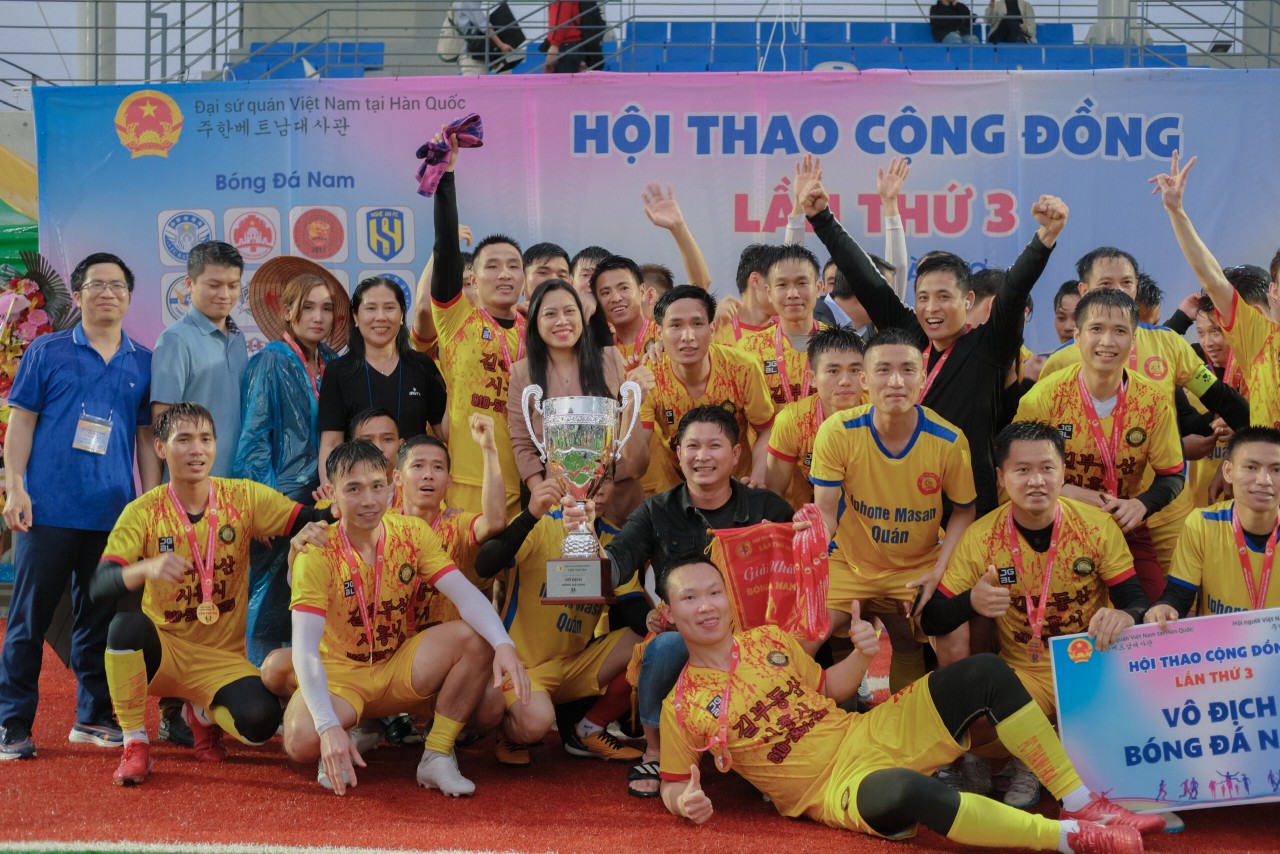 Sôi nổi ngày “Hội thao cộng đồng” lần thứ 3 tại Hàn Quốc