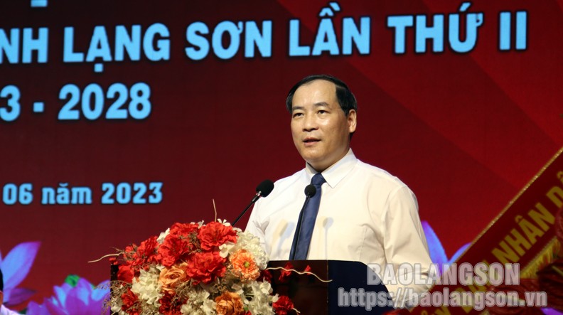Đại hội Hội hữu nghị Việt –Trung tỉnh Lạng Sơn lần thứ II, nhiệm kỳ 2023 - 2028