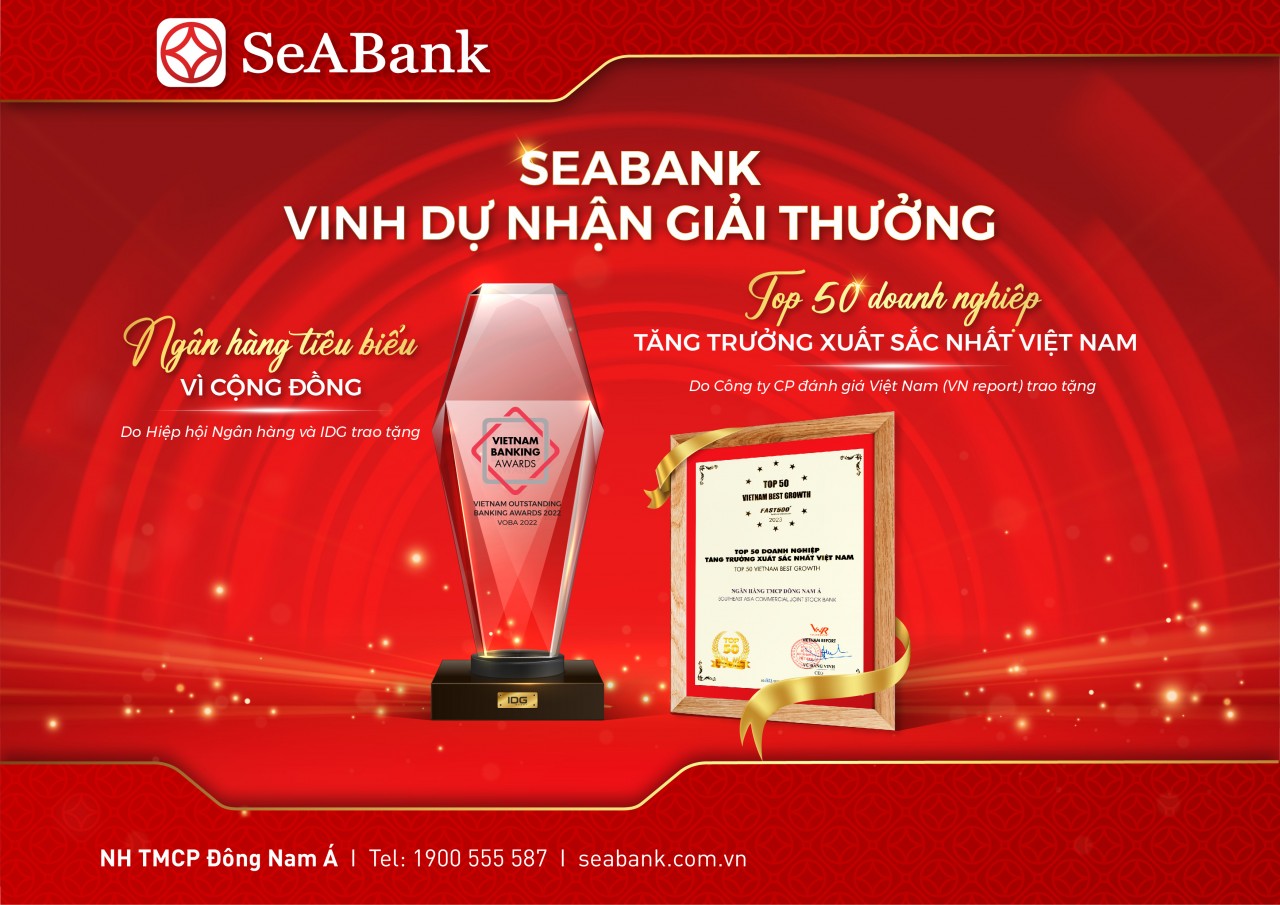 SeABank được vinh danh ngân hàng tiêu biểu vì cộng đồng 2022
