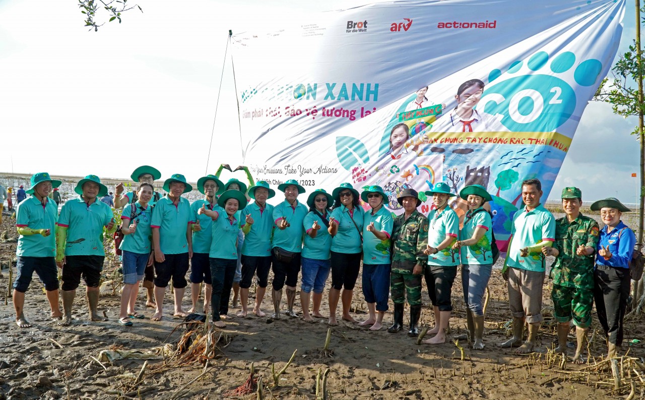 ActionAid Việt Nam phát động chương trình Carbon Xanh và trồng rừng tại Sóc Trăng
