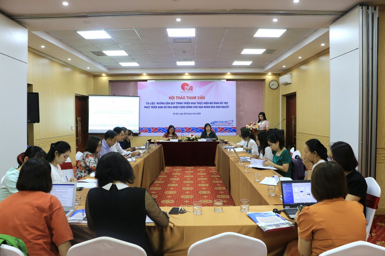 Hỗ trợ phát triển sinh kế hòa nhập cộng đồng cho nạn nhân mua bán người