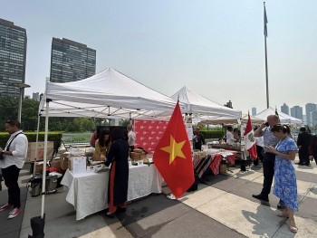 Việt Nam để lại ấn tượng đẹp tại Hội chợ văn hóa - ẩm thực LHQ năm 2023