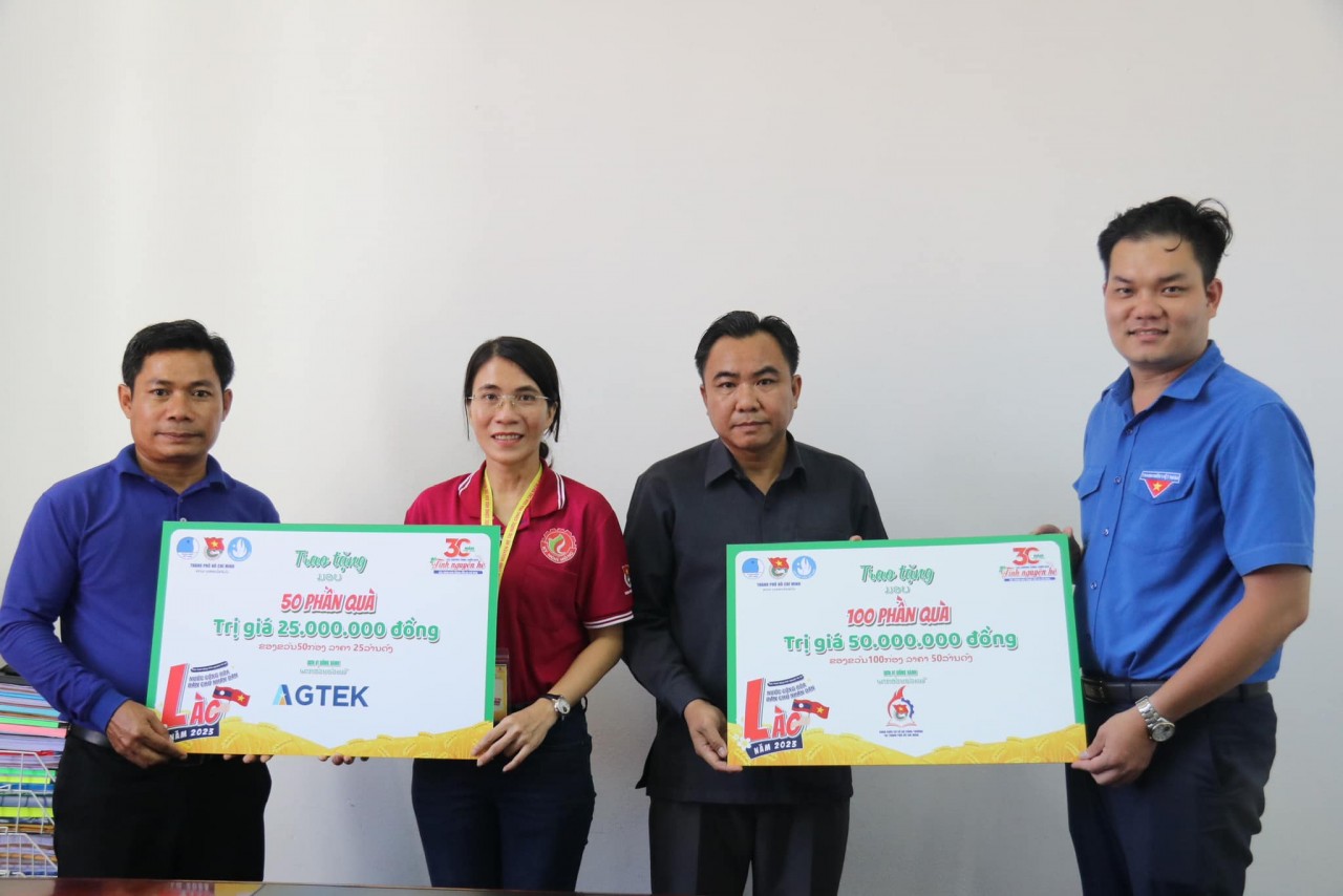 Hơn 80 cán bộ thành đoàn TPHCM tham gia hoạt động tình nguyện hè năm 2023 tại Lào
