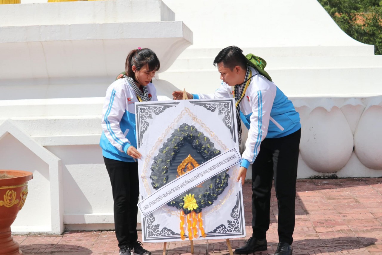Hơn 80 cán bộ thành đoàn TPHCM tham gia hoạt động tình nguyện hè năm 2023 tại Lào