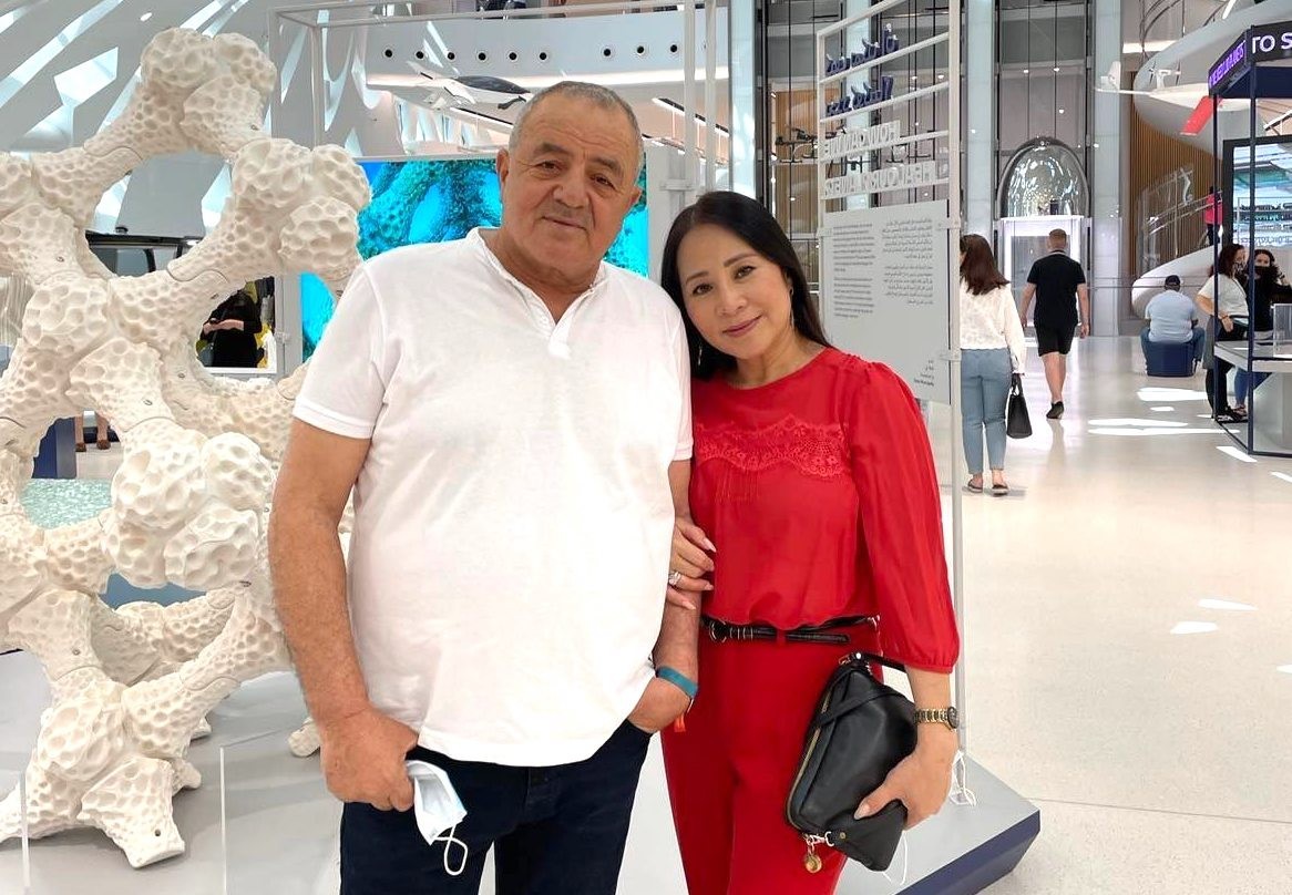 Vợ chồng chị Phạm Hồng Anh và anh Yosi Torgeman (Ảnh: KT)