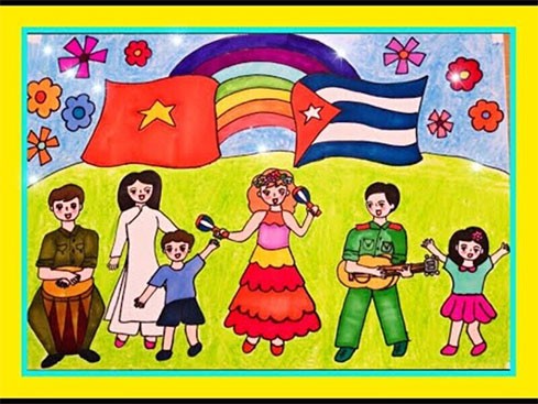 Phát động cuộc thi vẽ tranh “Thiếu nhi Việt Nam - Cuba thắm tình đoàn kết”