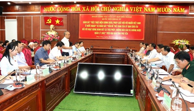 Từ năm 2019 đến nay, Phú Yên không có tàu cá khai thác hải sản trái phép vùng biển nước ngoài