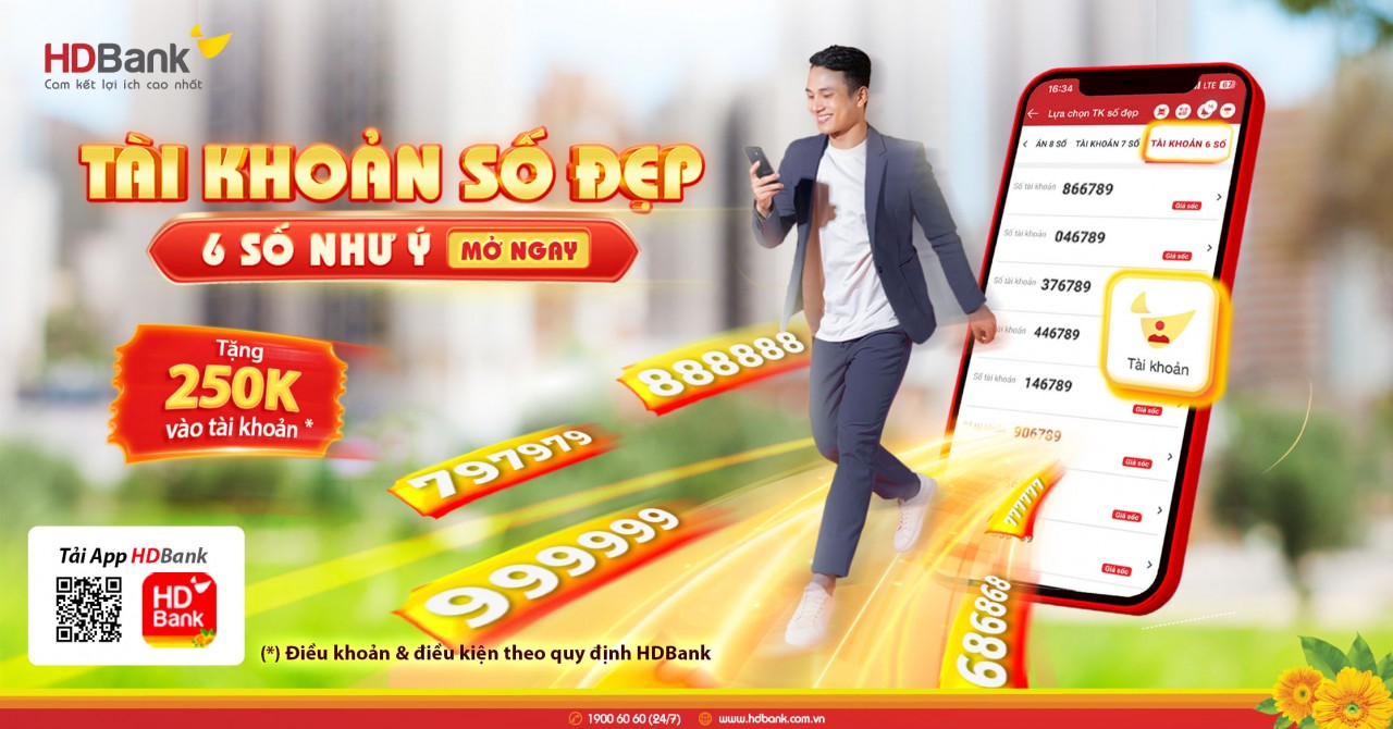 Bay Vietjet, nhận ngay hoàn tiền và gần 9.000 giải thưởng cùng HDBank
