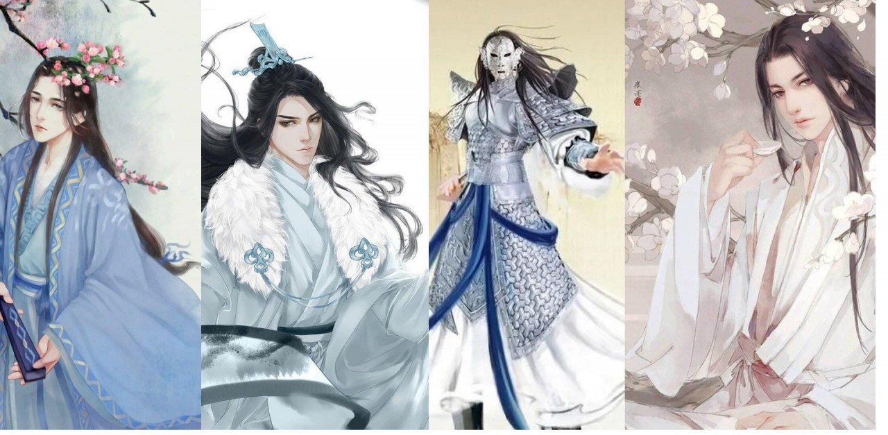 Tứ đại mỹ nam. (Ảnh: Baidu)