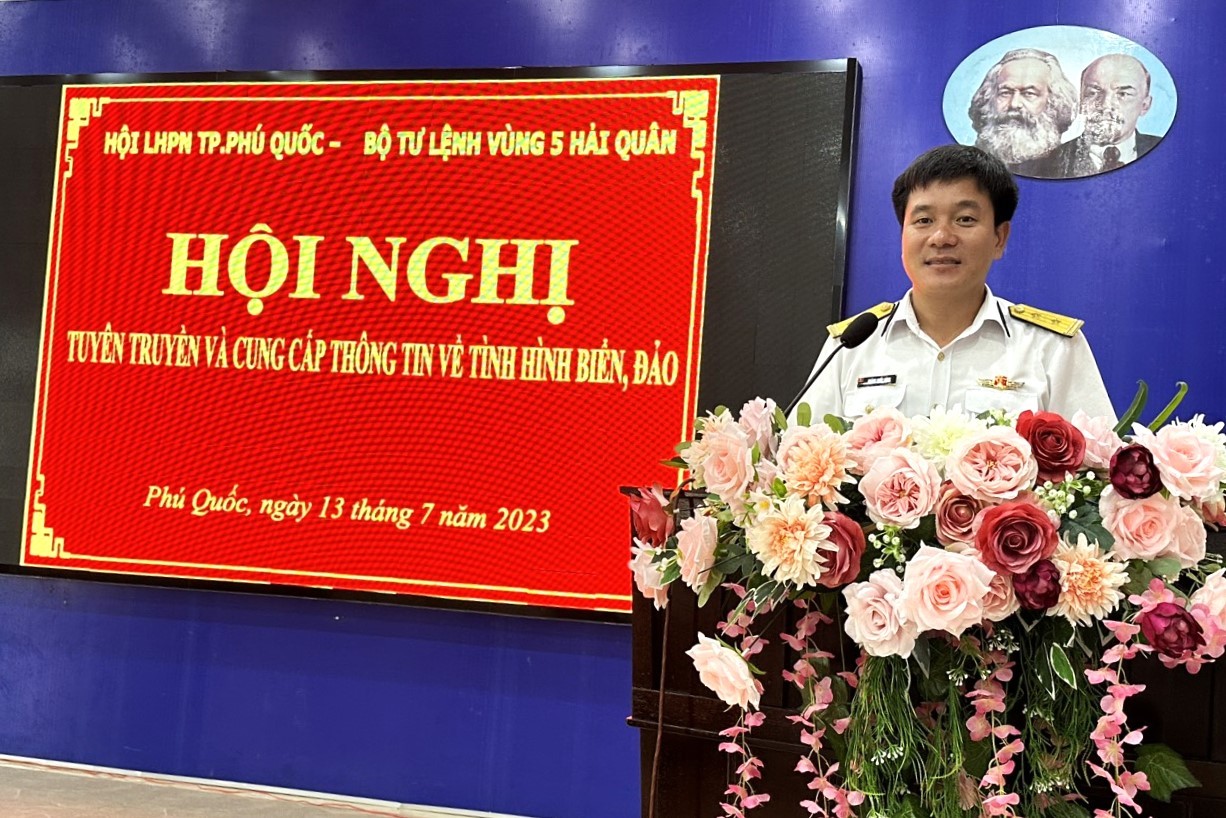 Tuyên truyền biển, đảo cho cán bộ, hội viên phụ nữ TP. Phú Quốc