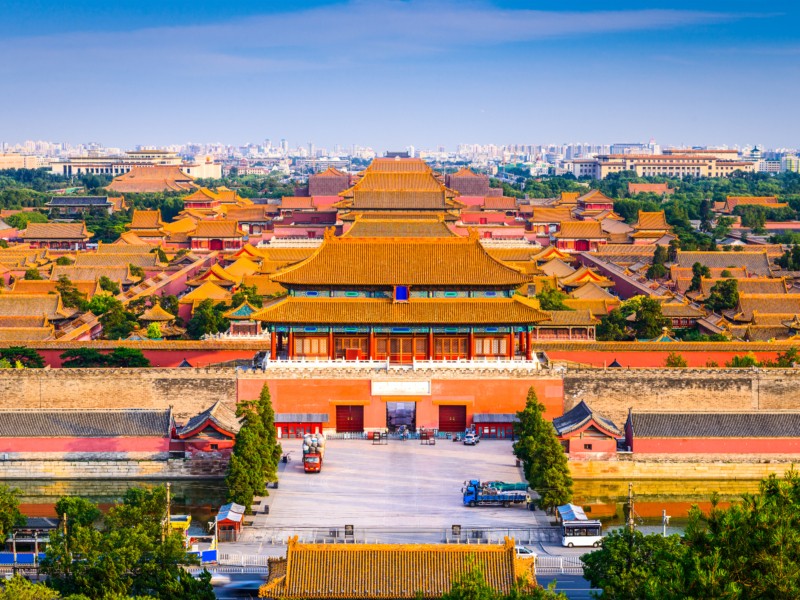Tử Cấm Thành - Cố Cung nguy nga và huyền bí. (Ảnh: Baidu)