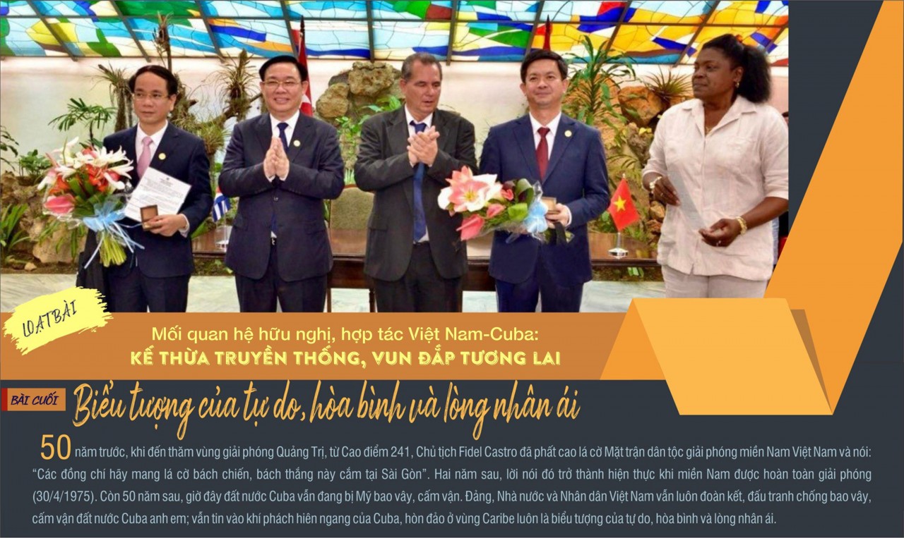 Biểu tượng của tự do, hòa bình và lòng nhân ái