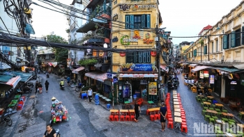 [Ảnh] Phố cổ Hà Nội mới lạ qua góc máy từ trên cao