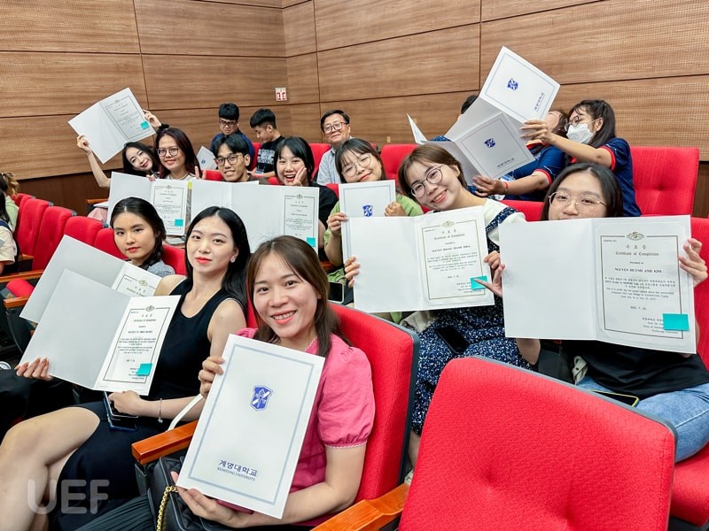 Chương trình giao lưu quốc tế Sinh viên Việt Nam trải nghiệm văn hóa “xứ sở kim chi”