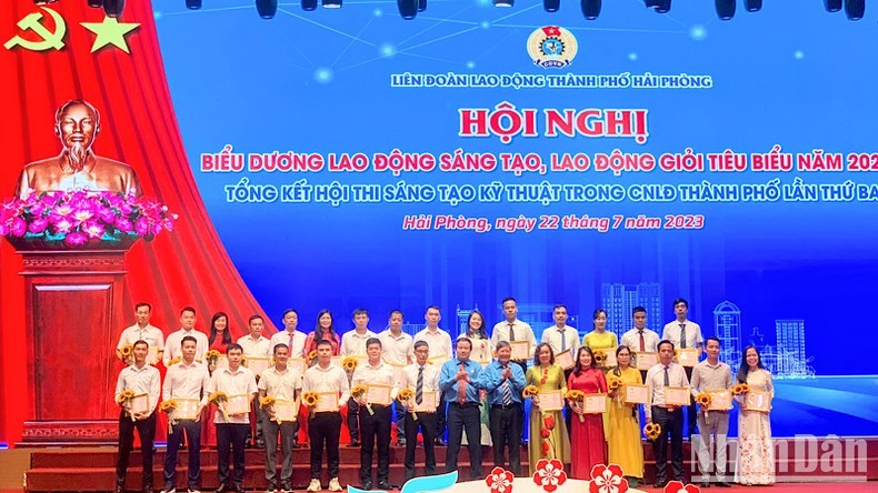 Hải Phòng biểu dương, tôn vinh 264 lao động giỏi, lao động sáng tạo
