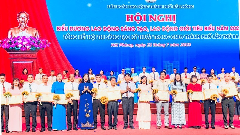 Hải Phòng biểu dương, tôn vinh 264 lao động giỏi, lao động sáng tạo