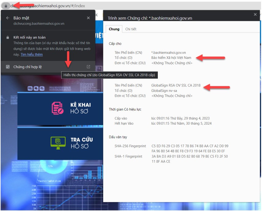 Cảnh báo trang web giả mạo Cổng dịch vụ công Bảo hiểm xã hội Việt Nam | Xã hội | Vietnam+ (VietnamPlus)