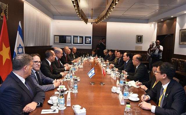 Thúc đẩy hơn nữa quan hệ hữu nghị và hợp tác giữa Việt Nam và Israel