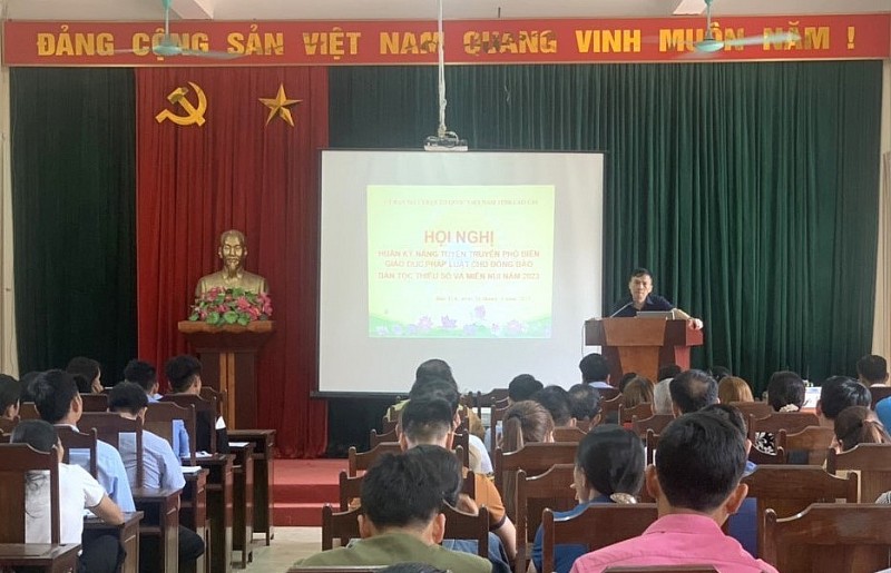 Đẩy mạnh công tác phổ biến, giáo dục pháp luật vùng đồng bào dân tộc thiểu số ở Lào Cai