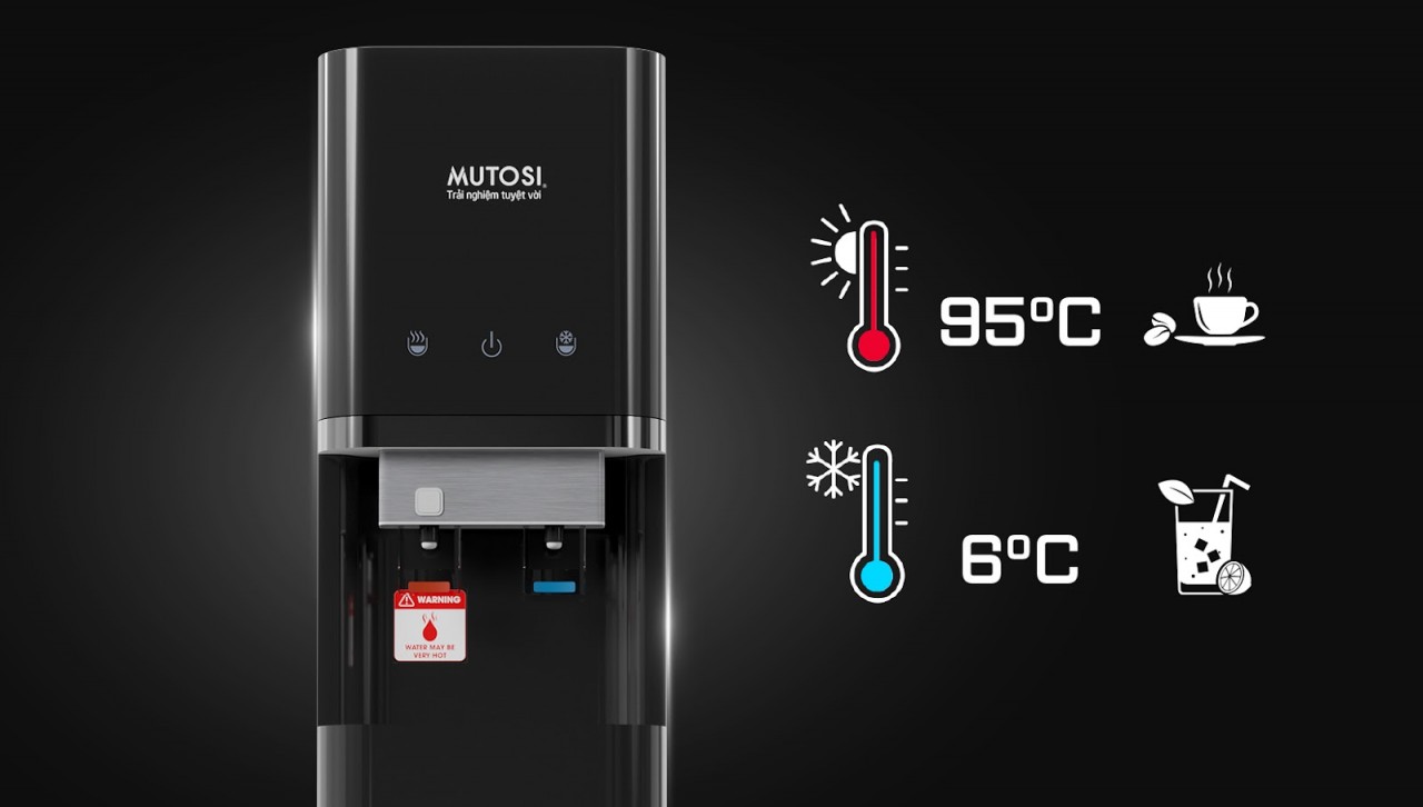 Mutosi MD-450ROBK tích hợp công nghệ đấu nhanh đảm bảo khả năng cung cấp nước sạch an toàn, tiện lợi liên tục.