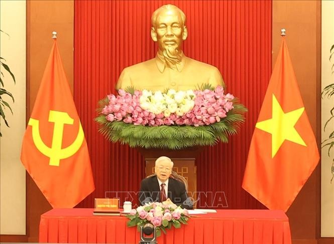 Tổng Bí thư Nguyễn Phú Trọng điện đàm với Chủ tịch Đảng Nhân dân Campuchia, Thủ tướng Chính phủ Campuchia