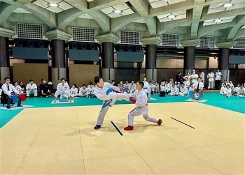 Giao lưu thi đấu Karate của cộng đồng người Việt tại Nhật Bản