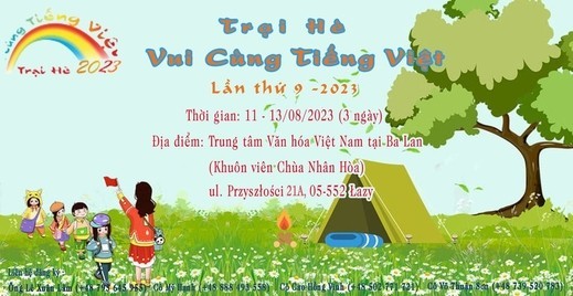 Trại hè “Vui cùng Tiếng Việt” năm 2023 tại Ba Lan